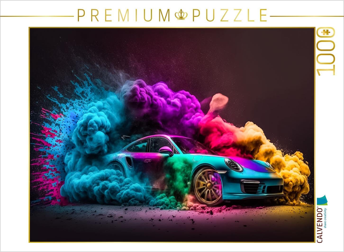 CALVENDO Puzzle Porsche 911 Turbo | 1000 Pieces Size 25" x 19"