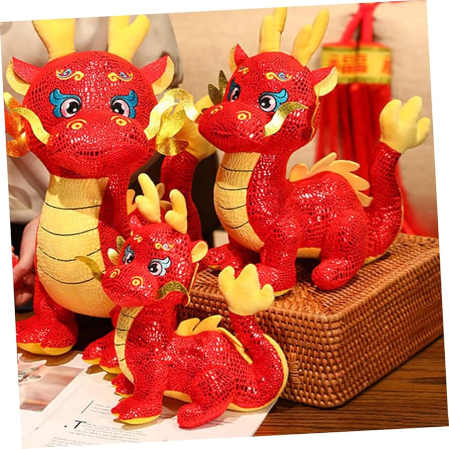未使用　正月　干支のぬいぐるみ　置き物など　まとめ売 Amazon｜TOPPERFUN 旧暦 中国の の置物 中国の干支の 干支