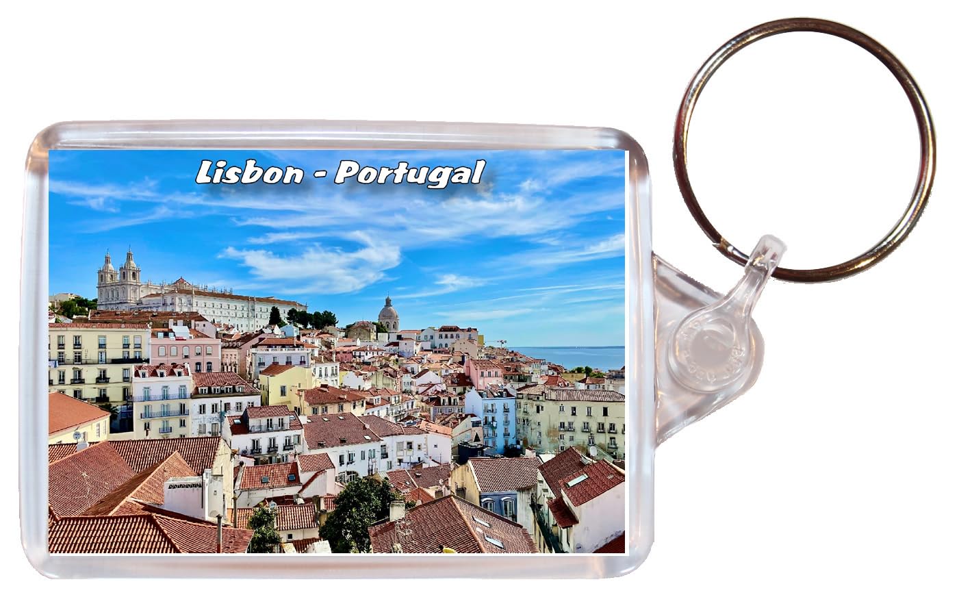 Baked Bean Store Lisbon - Portugal - Double Sided Keyring BBSKTT196