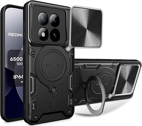 WRTBS Phone Case for Xiaomi Poco M8 Pro 5G Case Built Slide Camera Protection Co