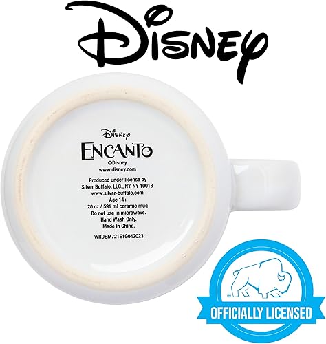 Miniatura 4 de Silver Buffalo - Taza de cerámica de campamento de Encanto de Disney, con texto Familia is Everything, 20 onzas