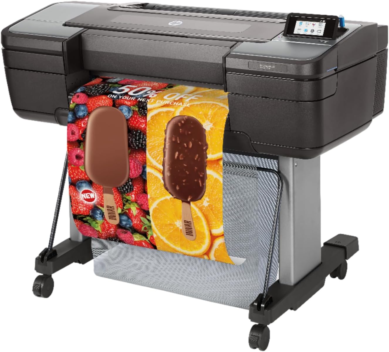DesignJet Z6 Large Format Postscript Graphics Printer - 24", with Advanced Security Features (T8W15A)