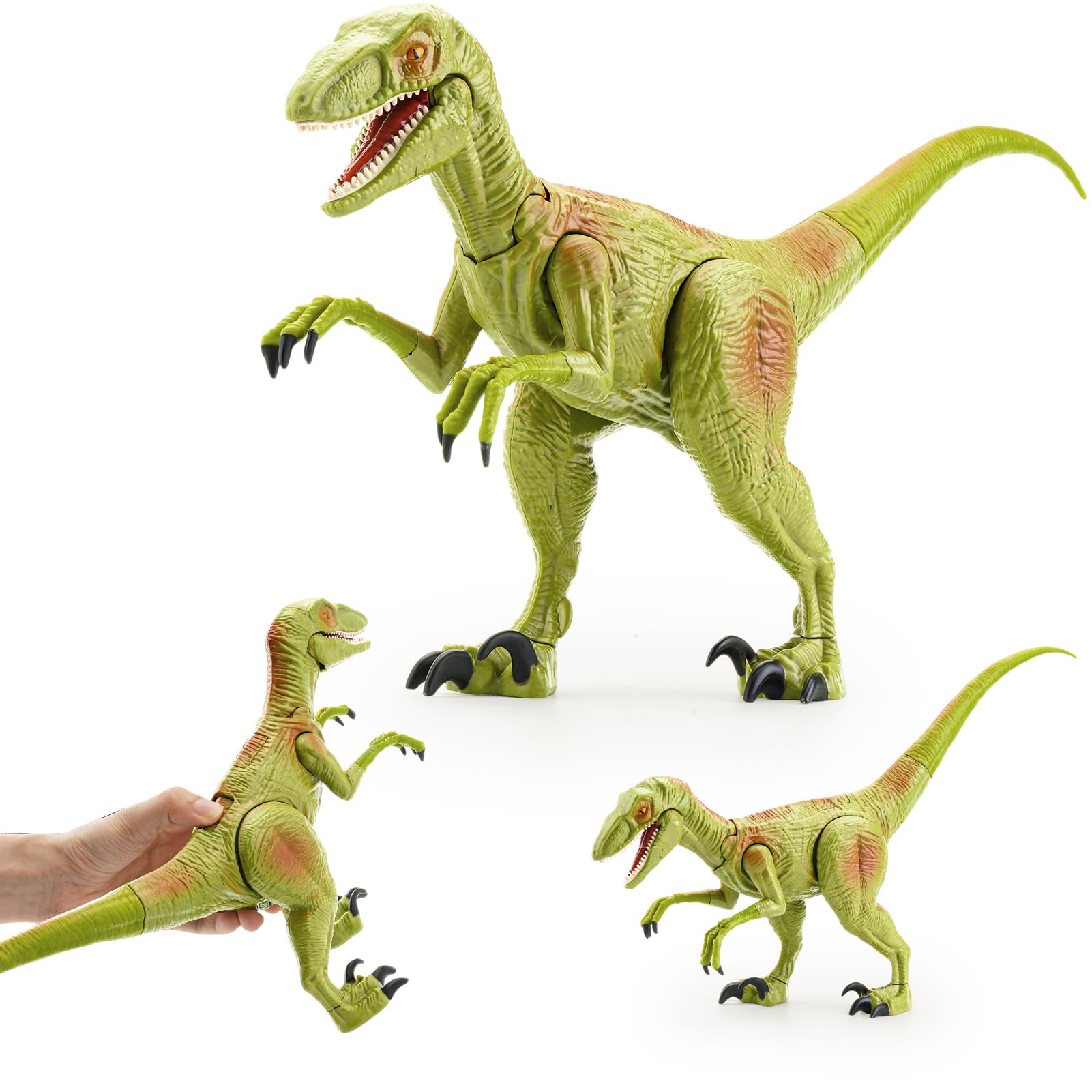 Big Dilophosaurus Dinosaur Toy - Realistic Action Figure -9 Big Dilophosaurus Dinosaur Toy - Realistic Action Figure -9