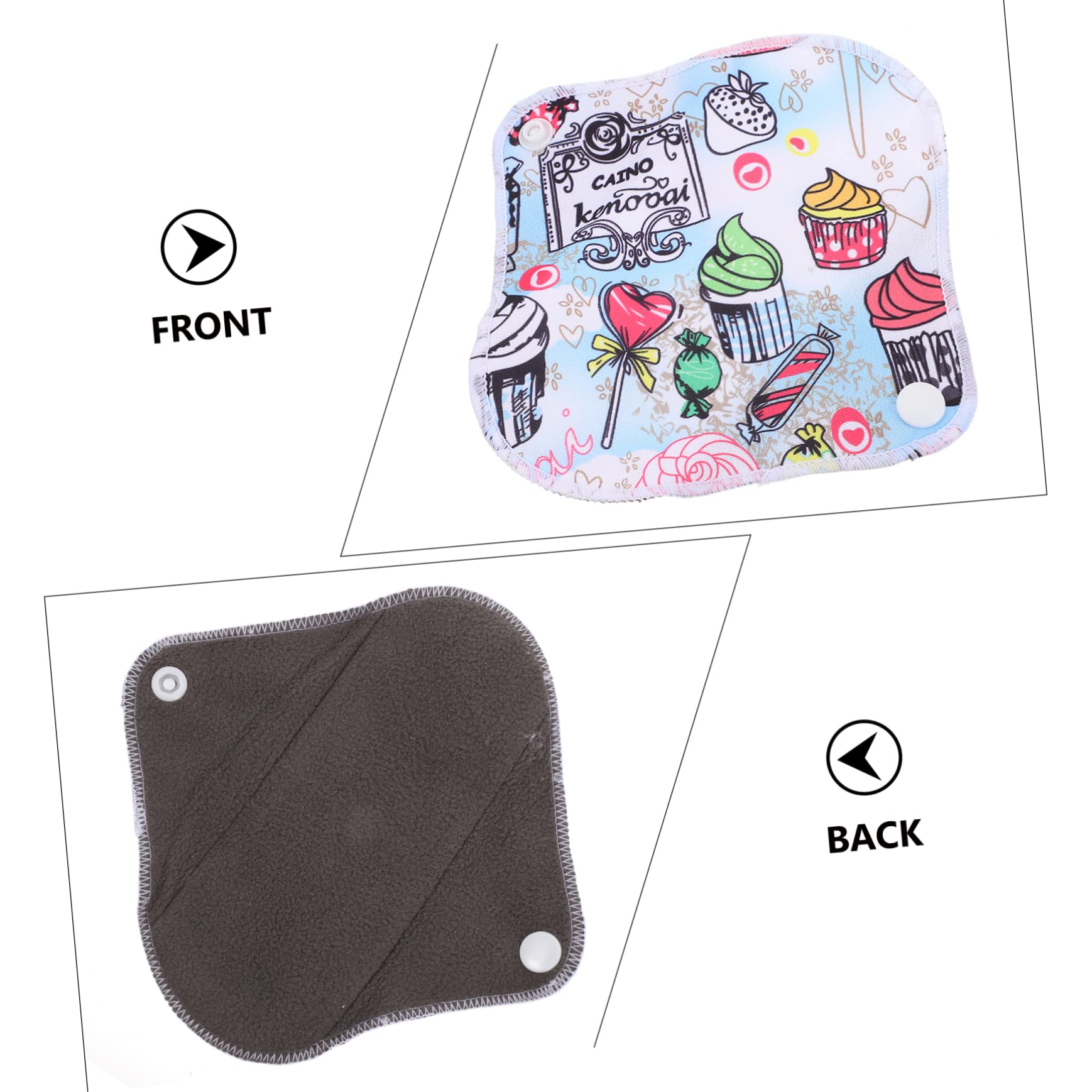 Didiseaon 2 Juegos De Compresas Sanitarias Toallas Sanitarias Para Mujer Bolsas De Almohadillas Para Incontinencia Toallas Sanitarias Bolsa Húmeda Almohadilla Sanitaria Lavable Forro
