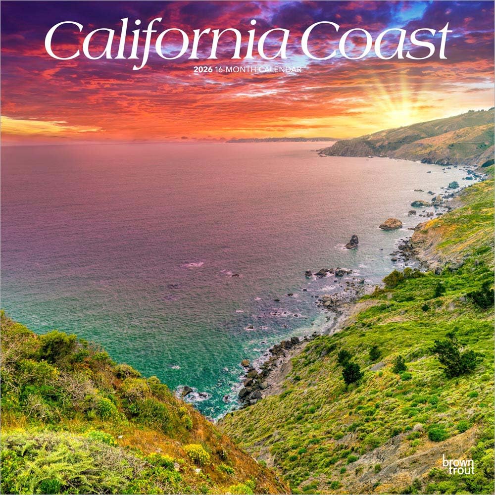 California Coast - Kalifornische Küste 2026 - 16-Monatskalender: Original BrownTrout-Kalender [Mehrsprachig] [Kalender]