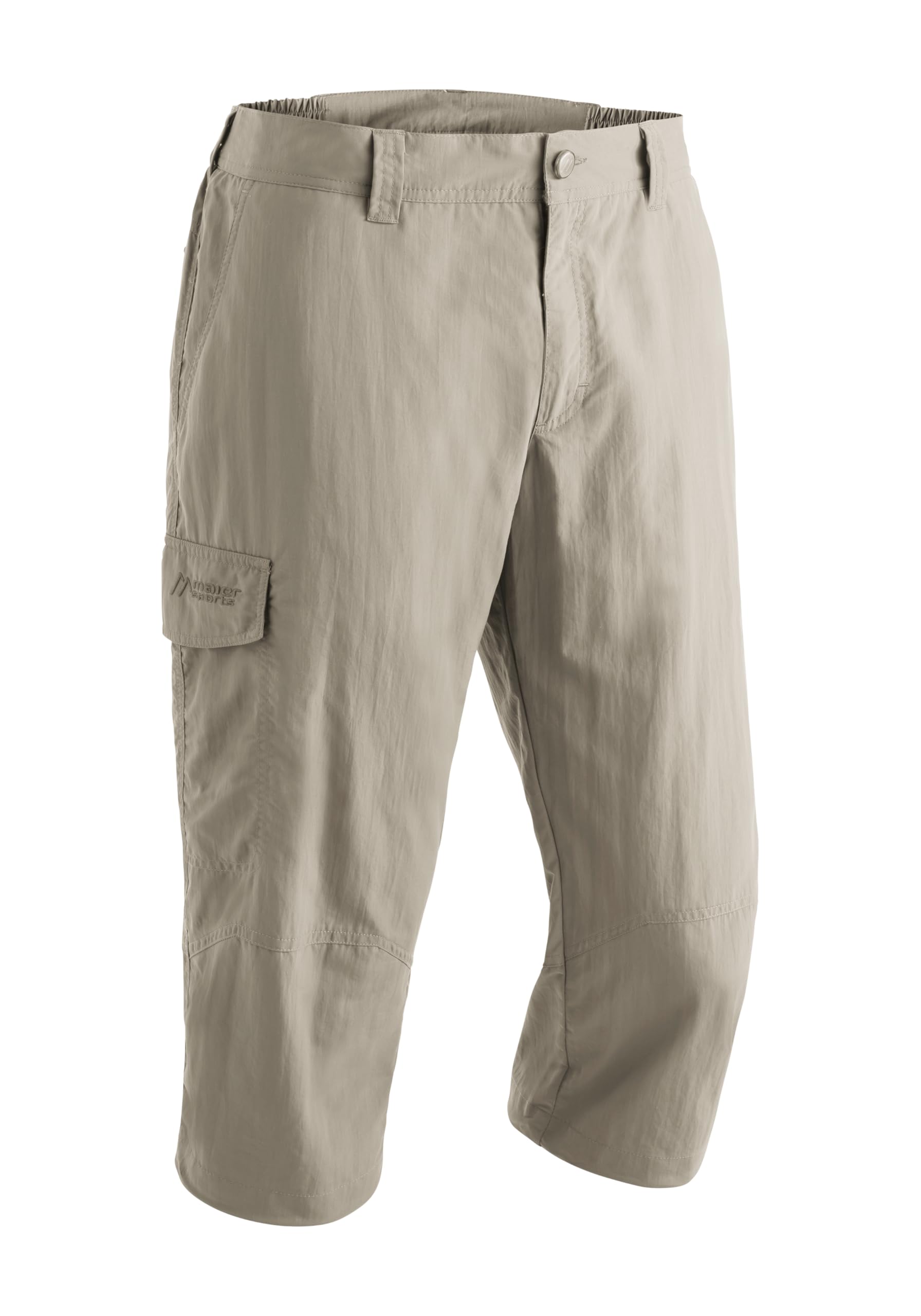Maier Sports Jens hiking capri, 3/4 hiking trousers men for summer & trekking, lightweight outdoor trousers & capri functional trousers, quick-drying