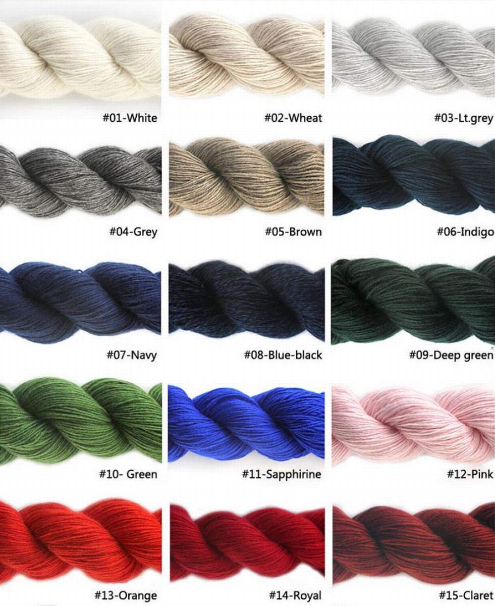 5 Skeins Lotus Yarns Mimi przędza z norek plus lekka włóczka do robienia na drutach (02-brązowa)