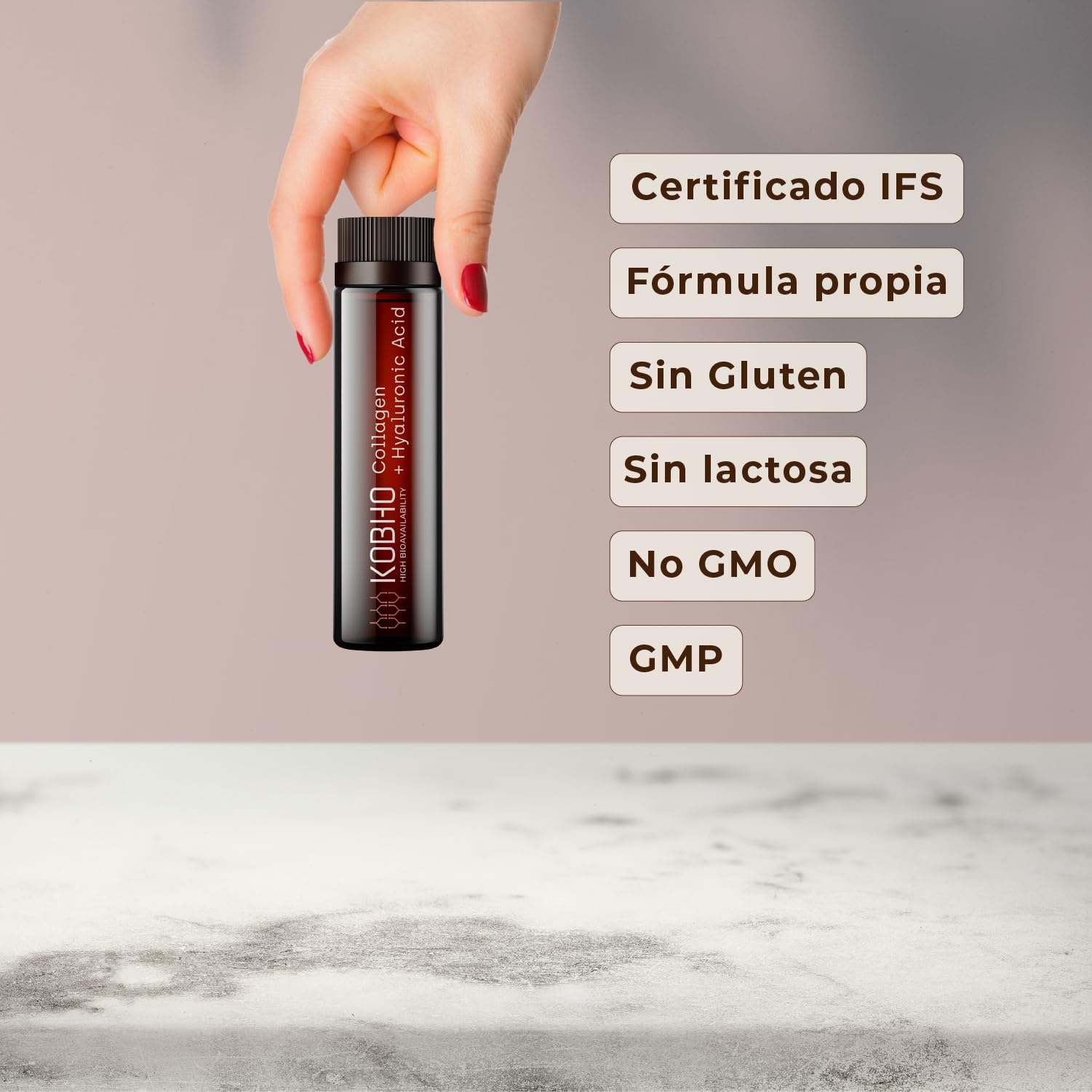 Colágeno Verisol® de máxima absorción - Beneficios para la piel y articulaciones - Formulado con Ácido Hialurónico - Sabor agradable y Listo para tomar - Dosis recomendada por AESAN