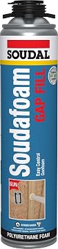 Soudal 460800 Soudafoam Gap Fill High Expansion, Gun Foam, Champagne