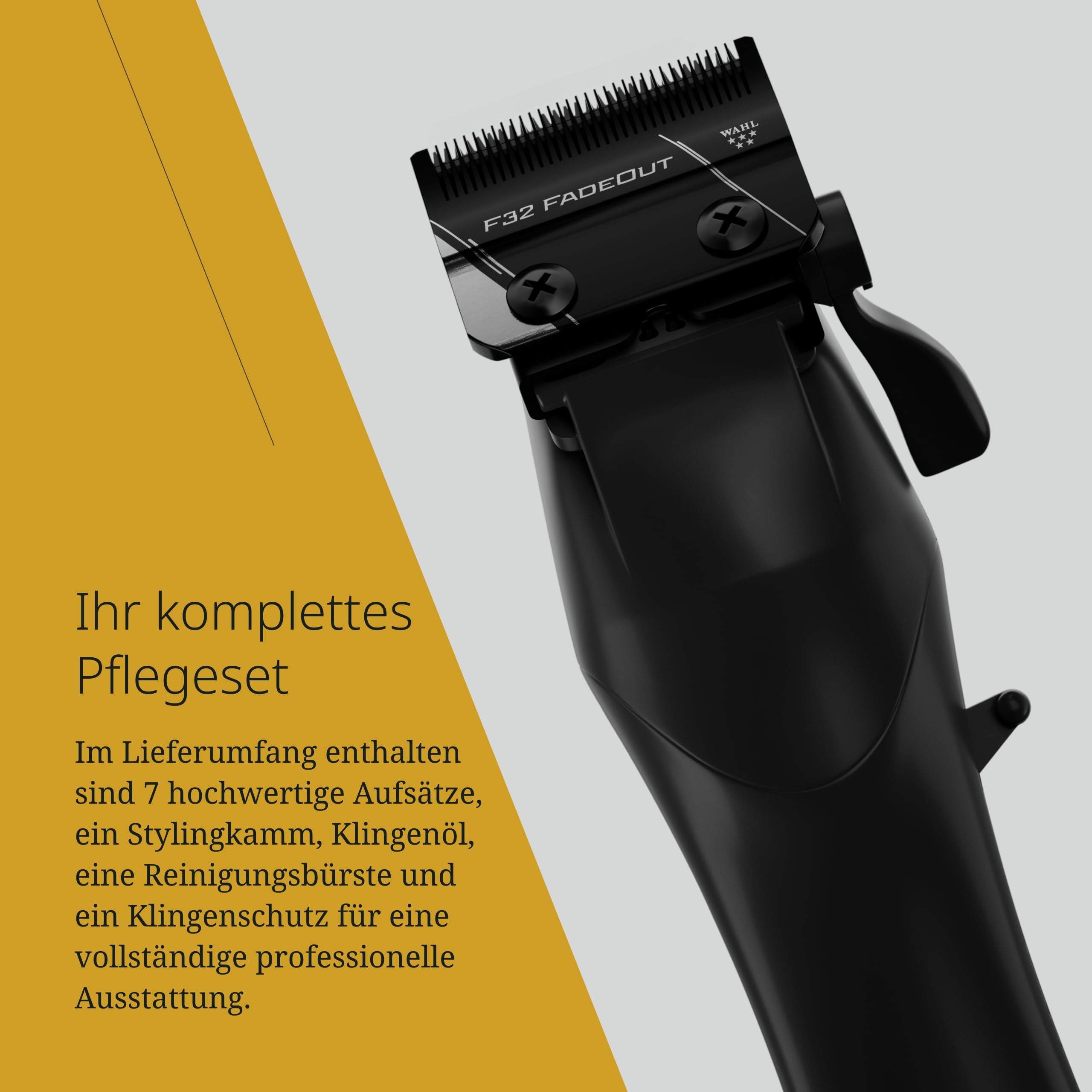 Wahl Vapor - Haarschneidemaschine - Professioneller Clipper - Hochleistungsmotor & Präzisionsklinge - Schwarz