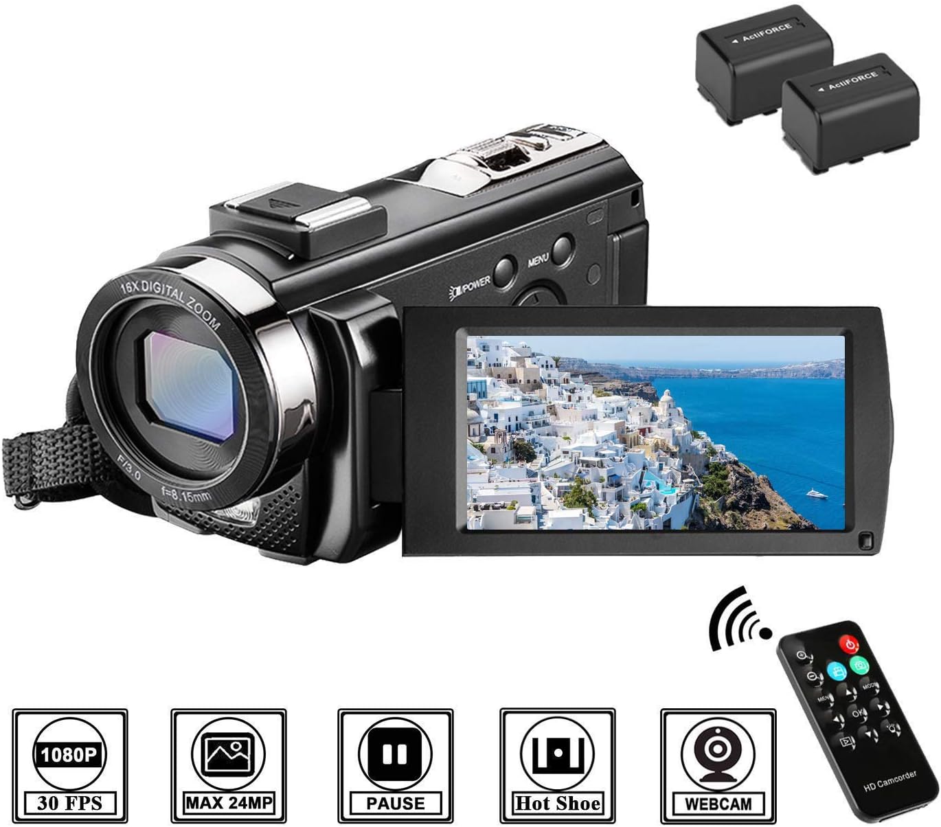Telecamera 4k per vlogging
