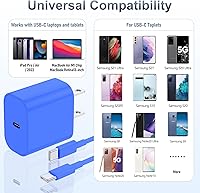 Vista 7 de Cargador rápido para iPhone 17 16, bloque de carga USB C de 20W para Apple iPhone 17 Pro Max/17 Air/16 Pro Max/15 Plus, iPad de 12/11
