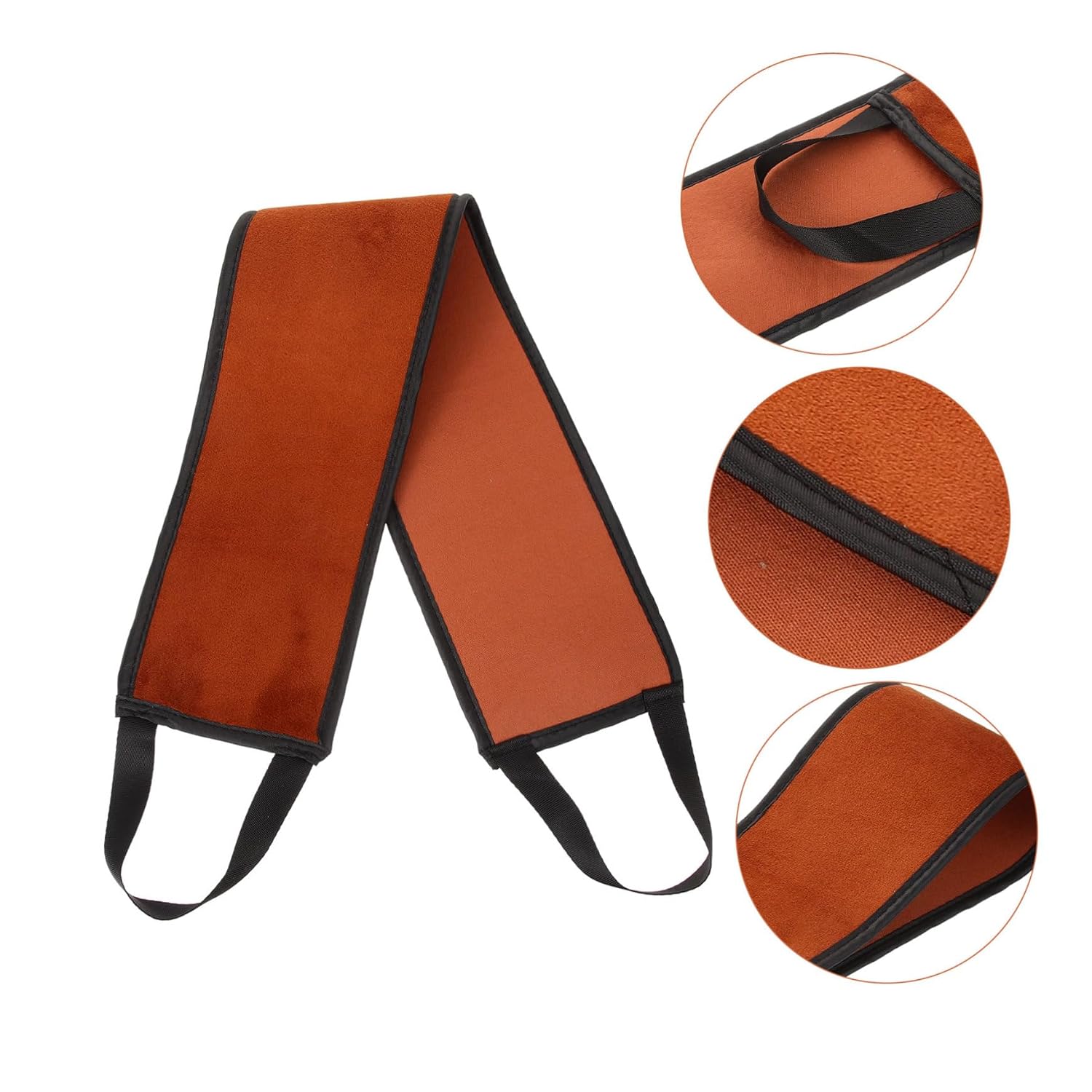 2Pcs Tanning Applicator Strip Flocking Lotion Applicator Tool for Self-Tanning Long Exfoliator Massager for Back
