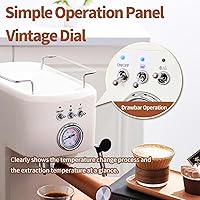 Vista 6 de Cafetera de espresso, capuchino y café con leche Máquina automática de café en cápsulas Espumador automático de leche Máquina de café espresso