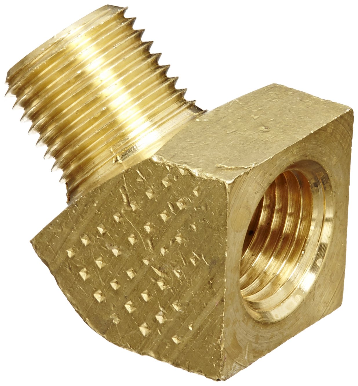 Eaton Weatherhead 3350X2 Brass CA360 Fitting, 45 Degree Elbow, 1/8