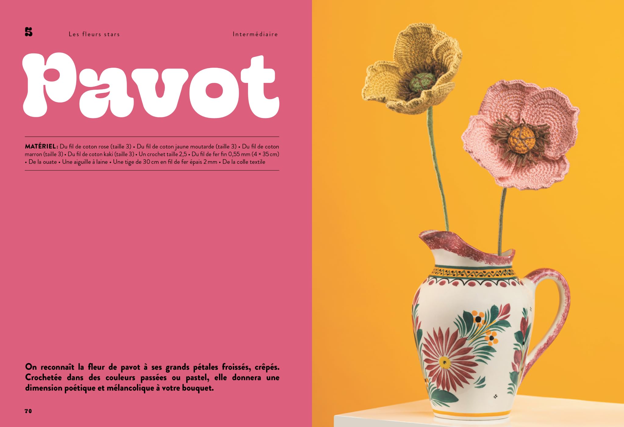 Mon bouquet au crochet: 25 fleurs à réaliser et à associer