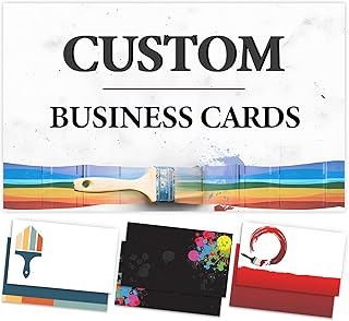 Custom Business Cards with Your Logo, Business Cards Customize Front and...