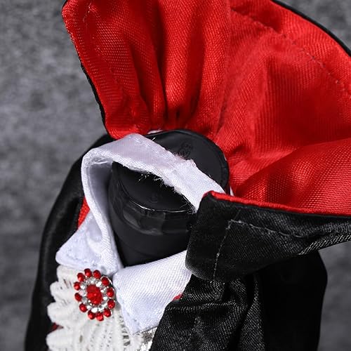 Miniatura 7 de SIRIPHUM Halloween Wine Bottle Cover Decoration,Dracula Halloween Wine Cover,Vampire Halloween Wine Holder,Party Decor Or Fall Hostess Gift (2),