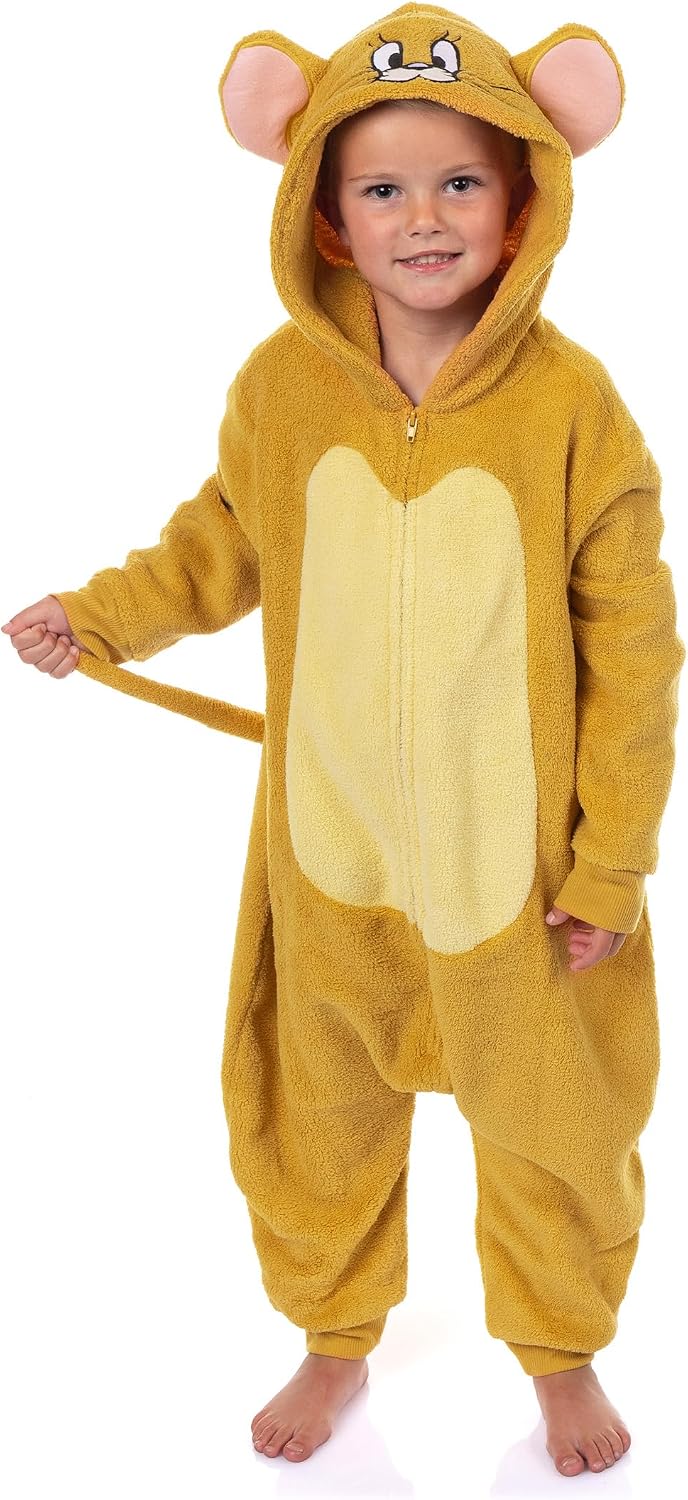 Tom and Jerry Union Suit Jerry Toddler Kids Kigurumi One Piece Pajama