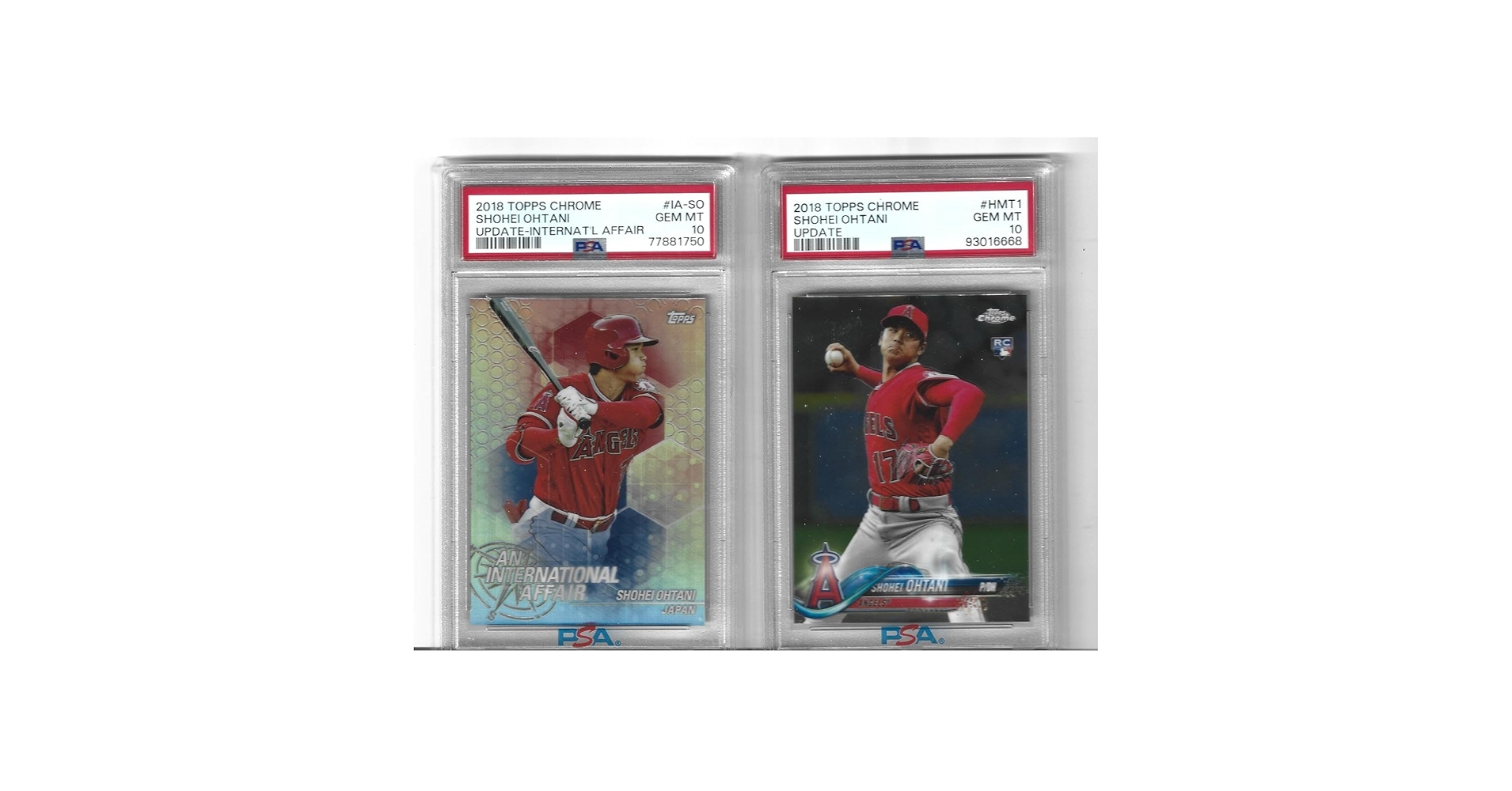 ゲームセンター・ゲームカード 2018 Topps Chrome Shohei Ohtani PSA WBC Amazon.com: PSA 10 2018 SHOHEI OHTANI TOPPS CHROME ROOKIE