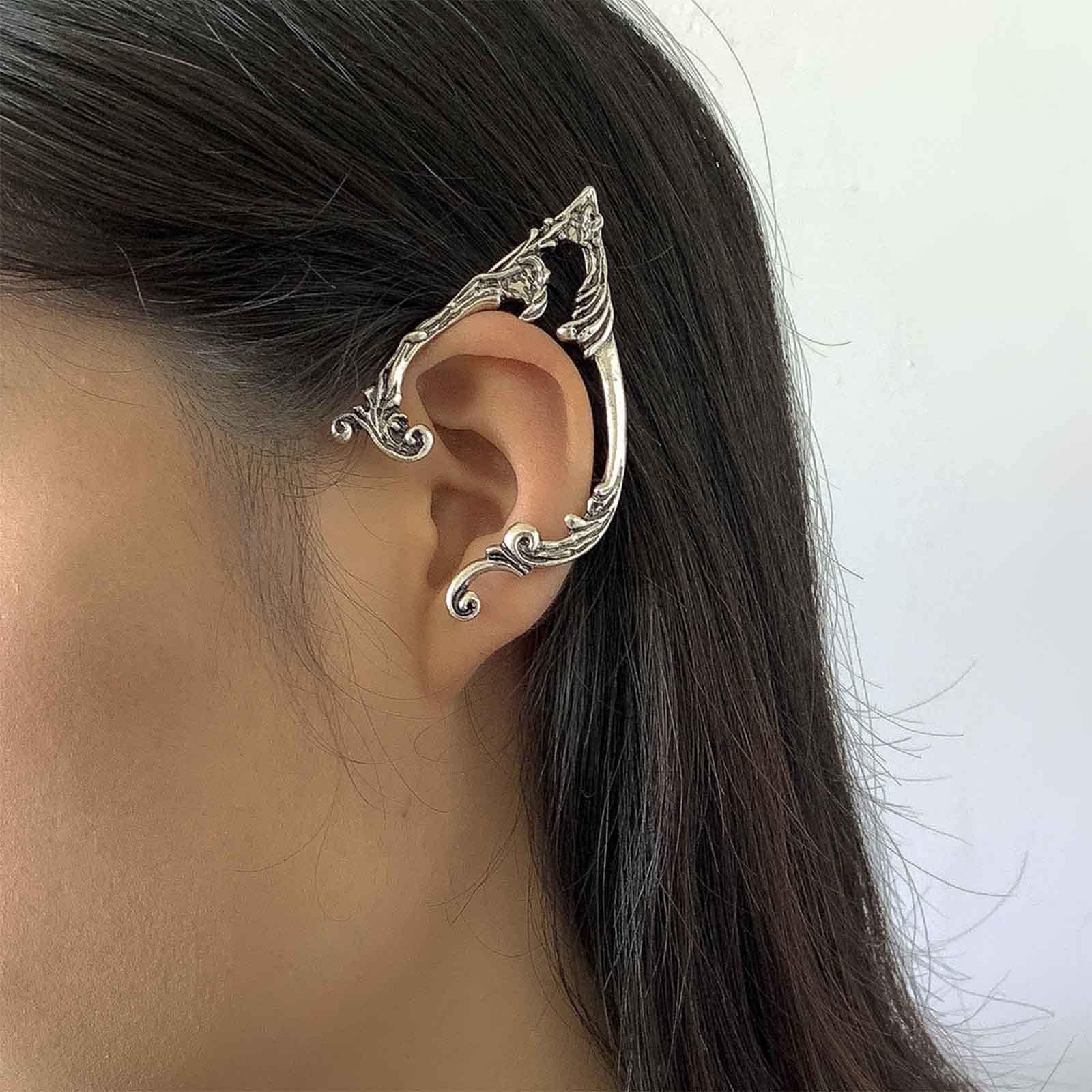Amazon.com: Iaceble Vintage Elf Ear Cuff Earrings Elves Ear Wrap 