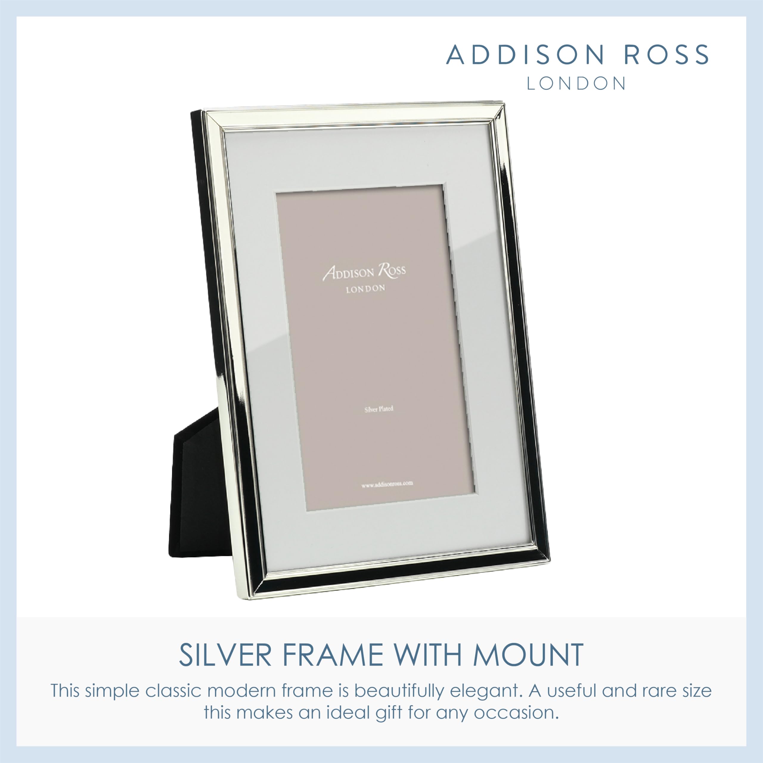 Amazon.com - Addison Ross, Photo Frame, 7x9 Silver Frame with 5x7
