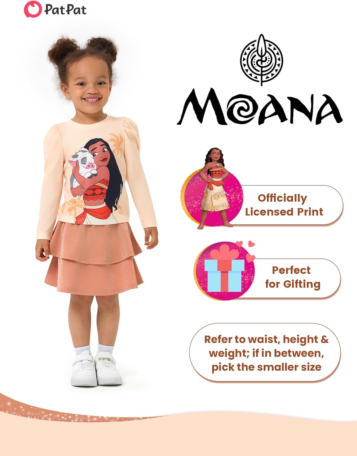 Disney Frozen Elsa Stitch Princess Minnie Toddler Girl 2 Piece Outfit Puff Sleeve Top & Sparkly Skirt Set Birthday Dress 2-9Y - Image 2