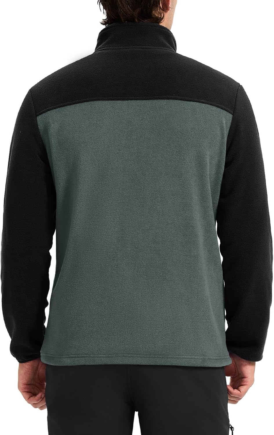 Rdruko Men's Fleece Jacket Full Zip Lightweight Warm Outdoor Hiking Casual Jacket - Image 2