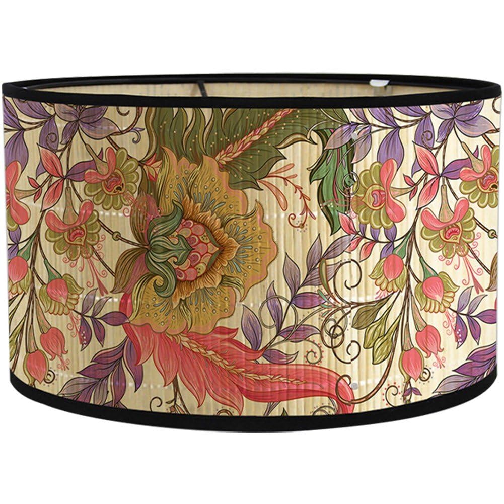 Sanfly Japanese Style Lampshade Handmade Bamboo Lampshade Chandelier Light Cover Foldable Lantern Prop for Sushi Bar Decoration