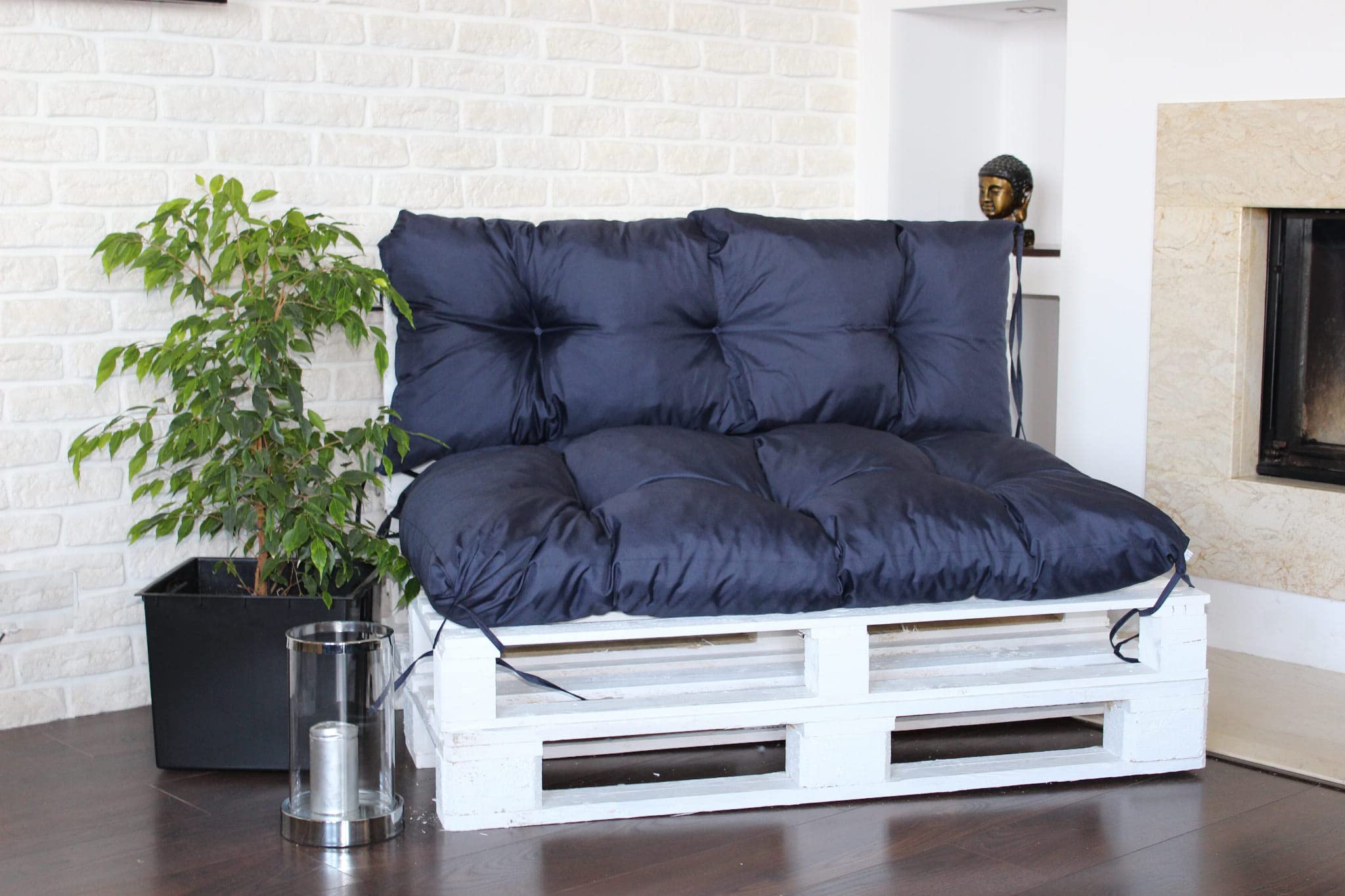 Amazinggirl Cuscini per pallet esterno 40 x 120 cm - cuscino per