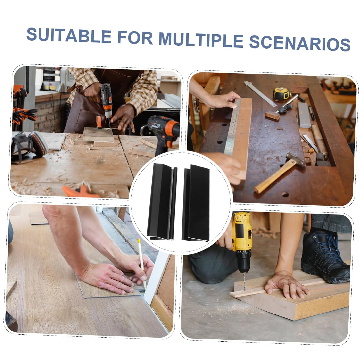 4pcs Baseboard Corner Connectors Easy Installation Skirting Board Corner Blocks for Cabinets Durable and Stylish Home Decor Accessory
