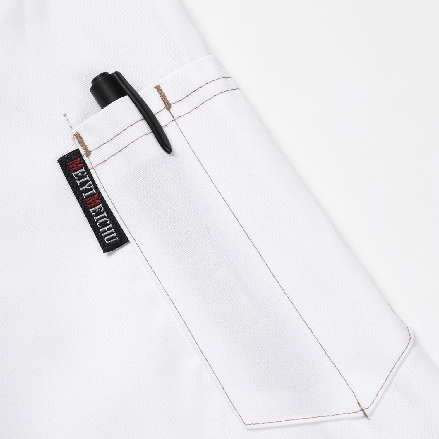 JEYPINMI Chef Shirt Chef Jacket Cooking Uniform for Kitchen Hotel Restaurant Caterers Work Tops