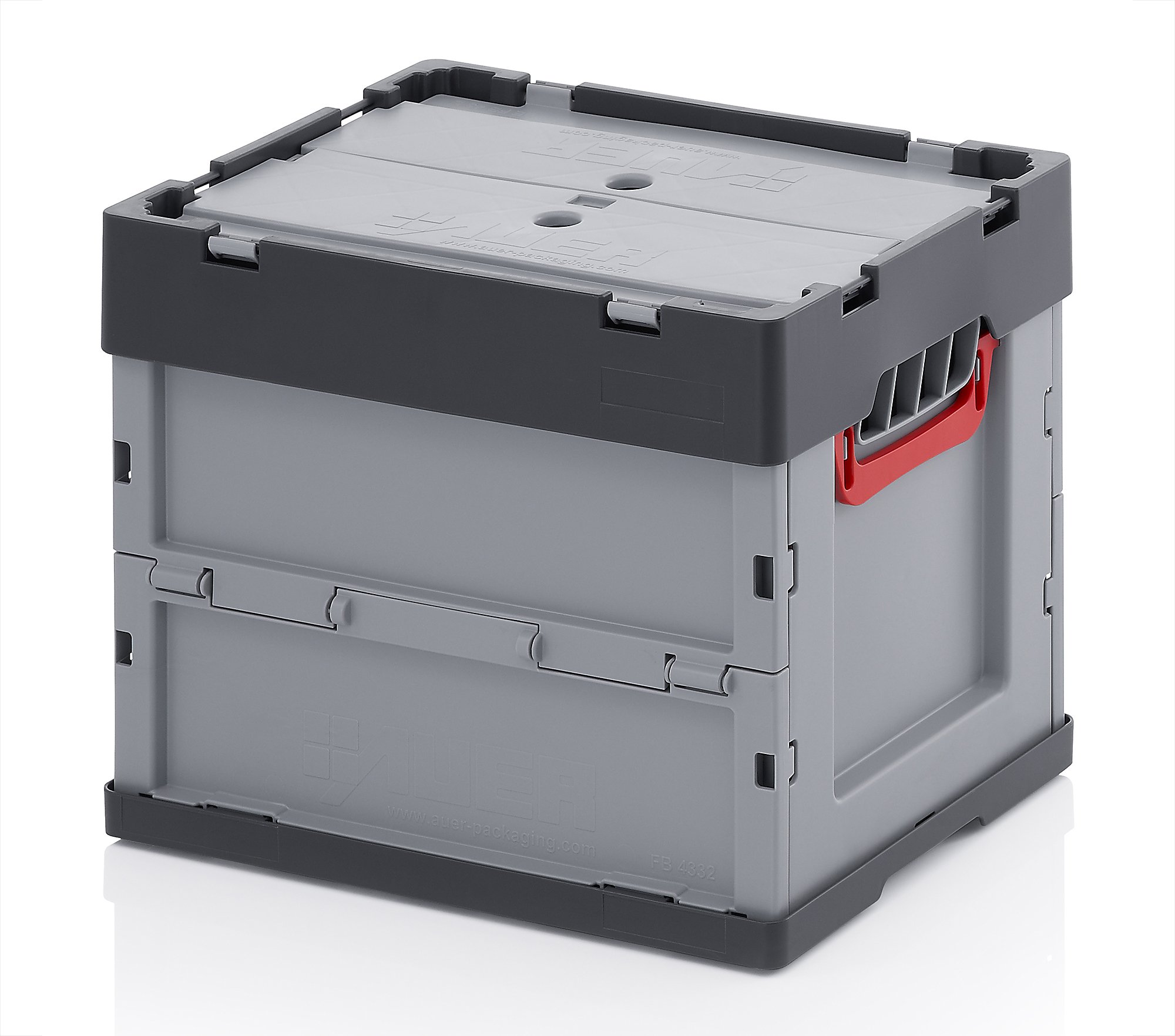 5x Profi Faltbox 40 x 30 x 32 mit Deckel stapelbar klappbar stabil Klappbox Campingbox Transportbox