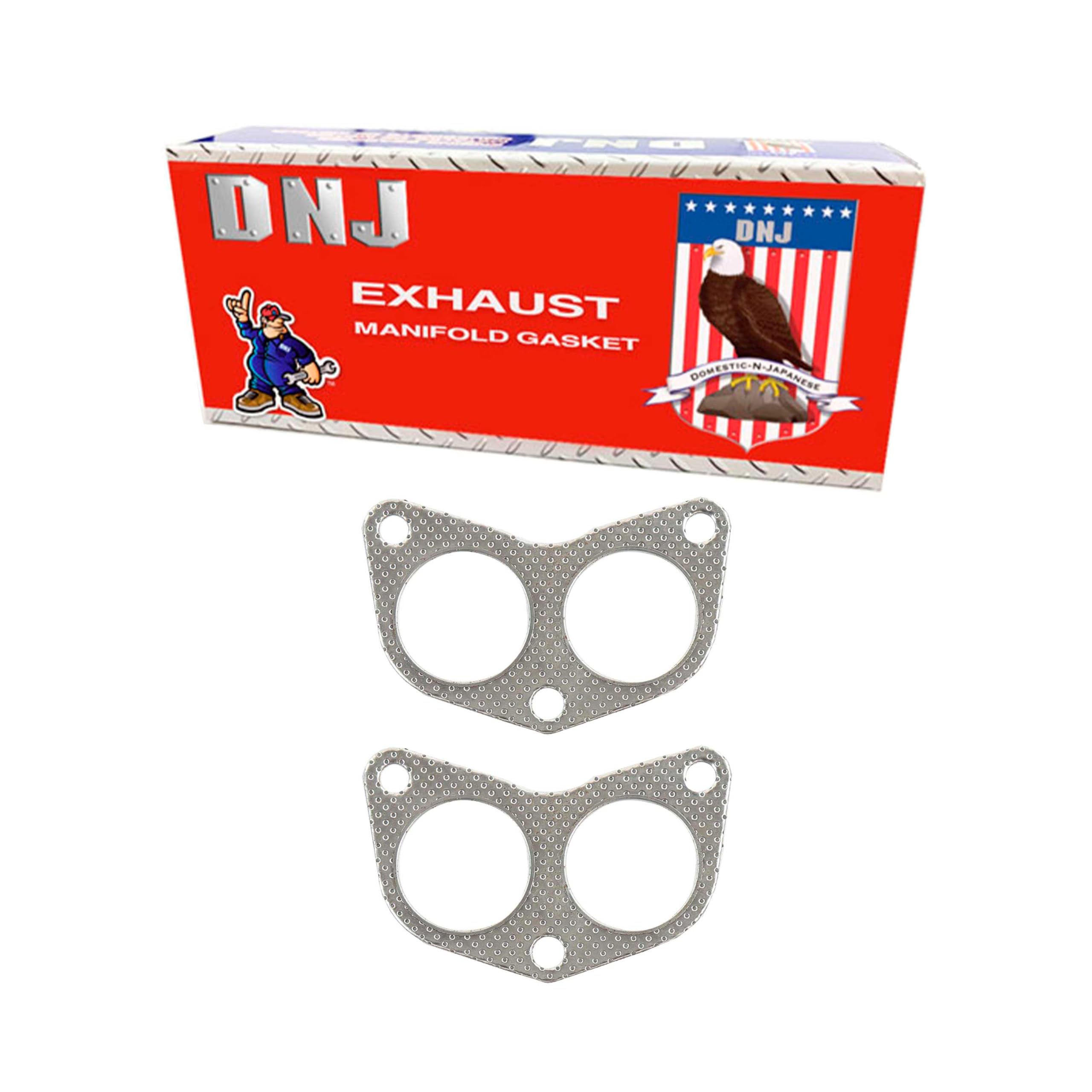 DNJ EG706 Exhaust Manifold Gasket Set for 1990-2020 Saab, Scion, Subaru, Toyota 86, 9-2X, Baja 1.8L-2.5L H4 16V DOHC 1998cc