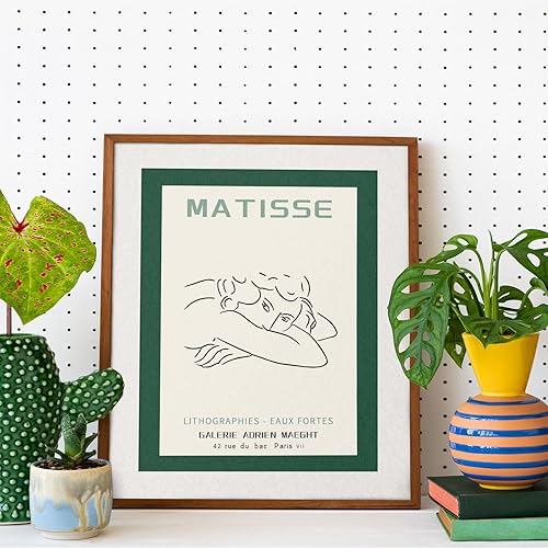 Miniatura 7 de VIYYIEA Sage Matisse - Arte de pared estético para decoración de habitación, póster botánico abstracto para decoración de pared, pósteres de