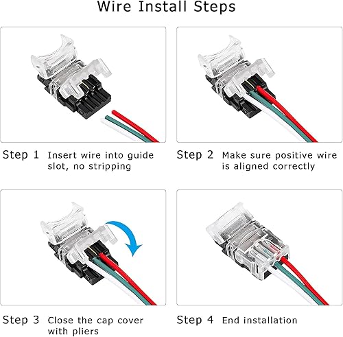 Miniatura 4 de SUPERNIGHT Conector de tira LED de 3 pines para luces WS2811 WS2812 WS2812B SK6812, 7 pares de cables de enchufe macho hembra JST SM, 5 conectores