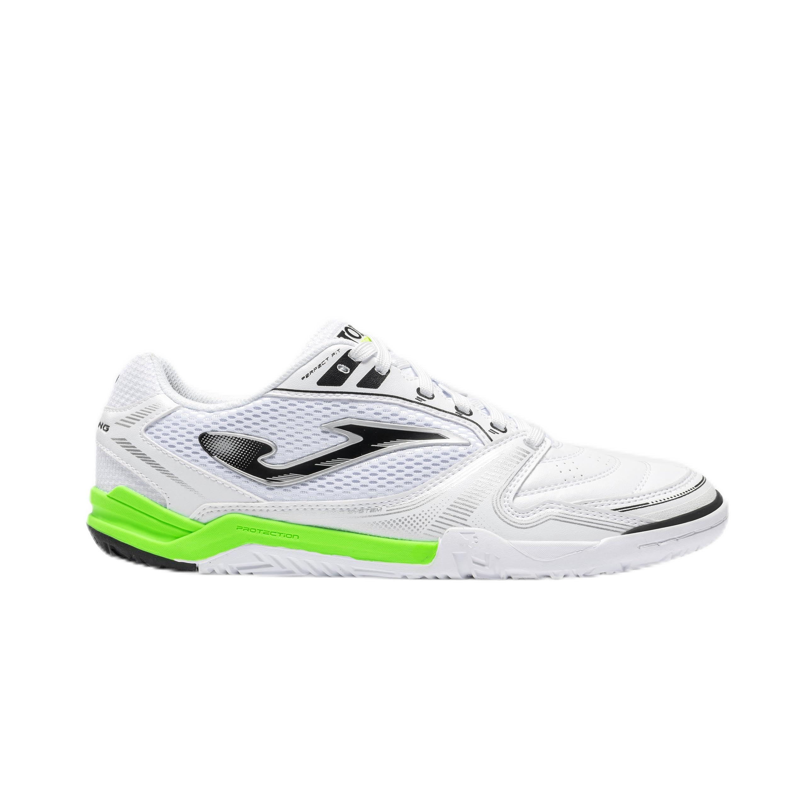 Joma Zapatillas de Fútbol Sala para Hombre, 39-46 Cómoda y Resistente con Piel con Mesh Transpirable - Suela de Caucho - Dribling