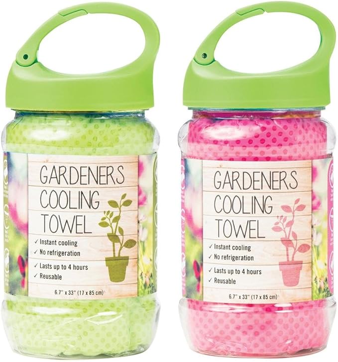 Therawell Gardeners Cooling Towelassorted Colours Pack of 6 Amazon
