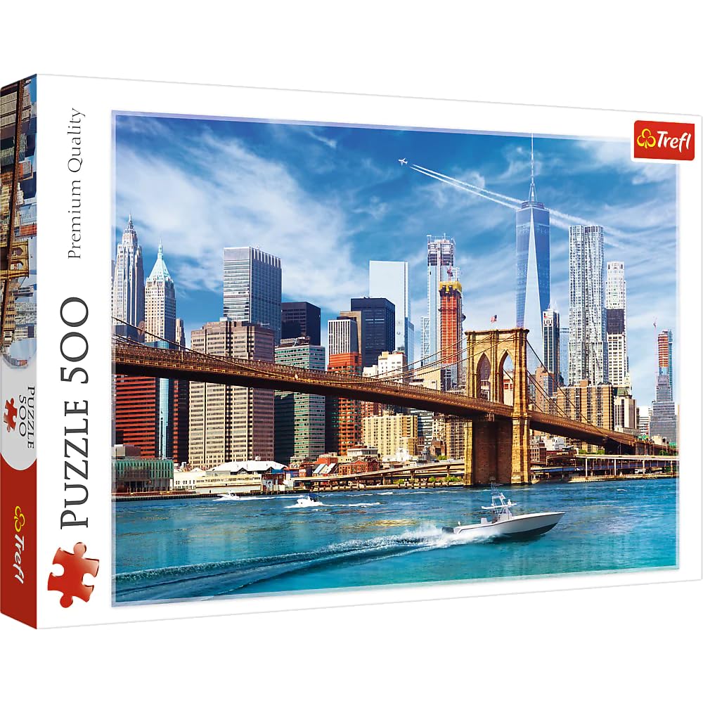 Trefl 916 37331 Ansicht Von New York EA 500 Teile, Premium Quality, für Erwachsene und Kinder AB 10 Jahren 500pcs, Coloured