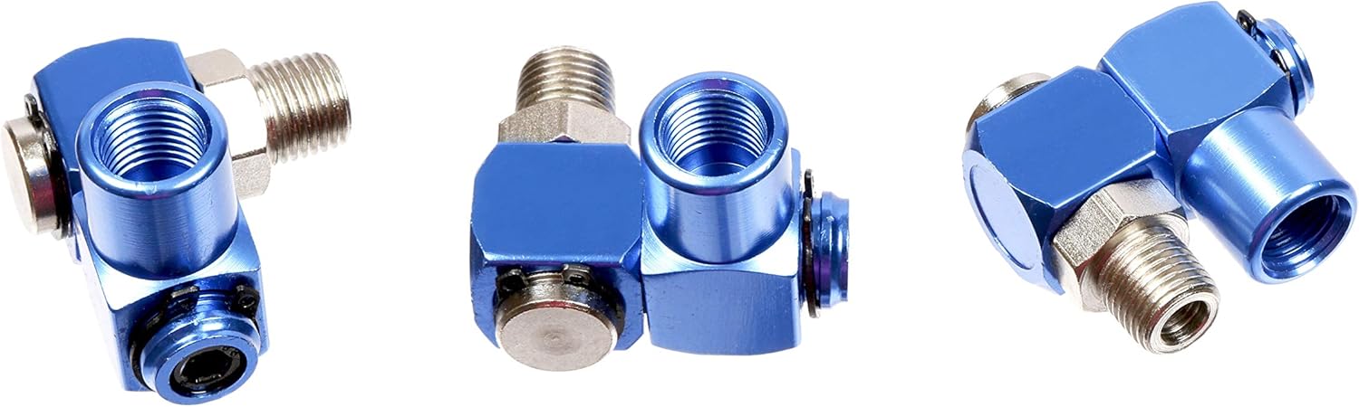 vector tools 3 Pack 360 Degree Swivel Air Hose Connector | 1/4" NPT