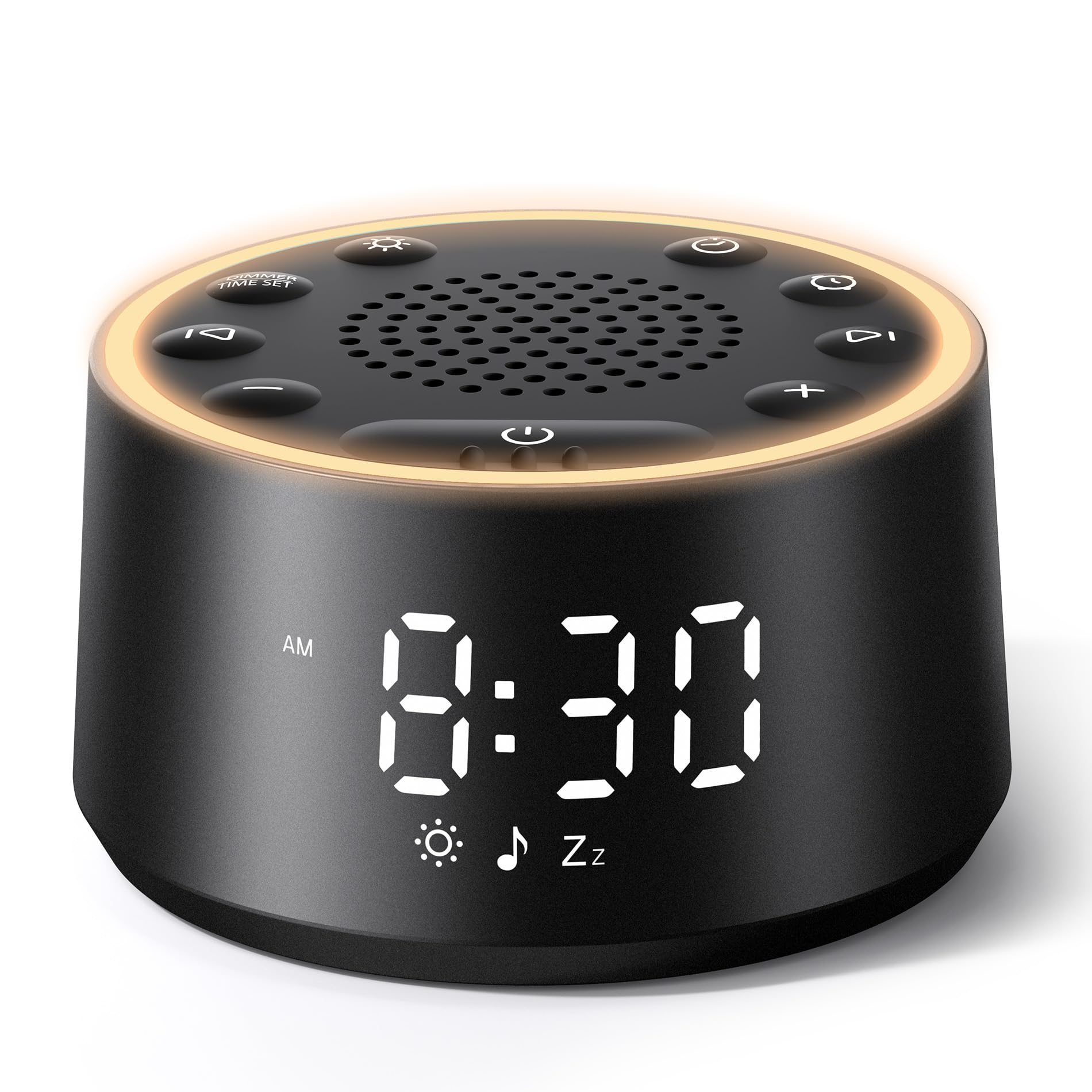 Dreamegg D1 Nova Sound Machine Alarm Clock for Sleep, White Noise