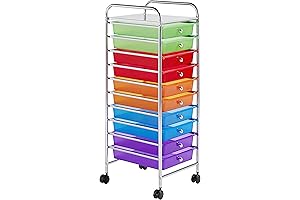 Yaheetech 10-Drawer Mobile Organizer