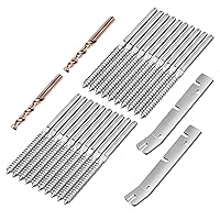 Vista 1 de BLIKA Paquete de 40 Tornillos Swage Lag de Rosca Derecha e Izquierda de Acero Inoxidable T316 para Postes de Madera de Kit de Barandilla de Cable