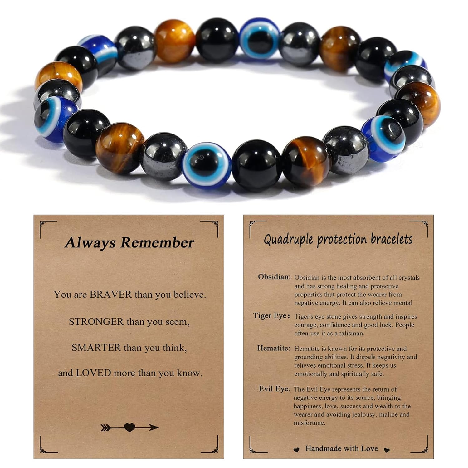 Bracelet Meaning Obsidian Protection Bracelet Quadruple