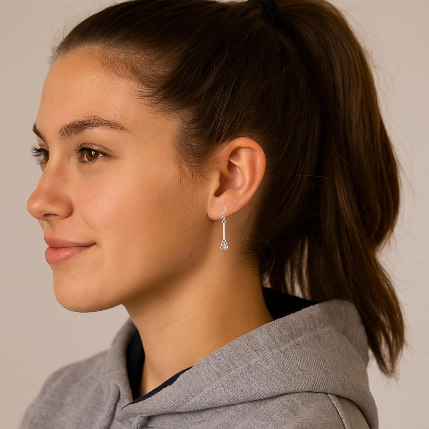 Sportybella - Girls Lacrosse Earrings- LAX Jewelry - Gift For Lacrosse Players, Coaches and Moms - Image 5