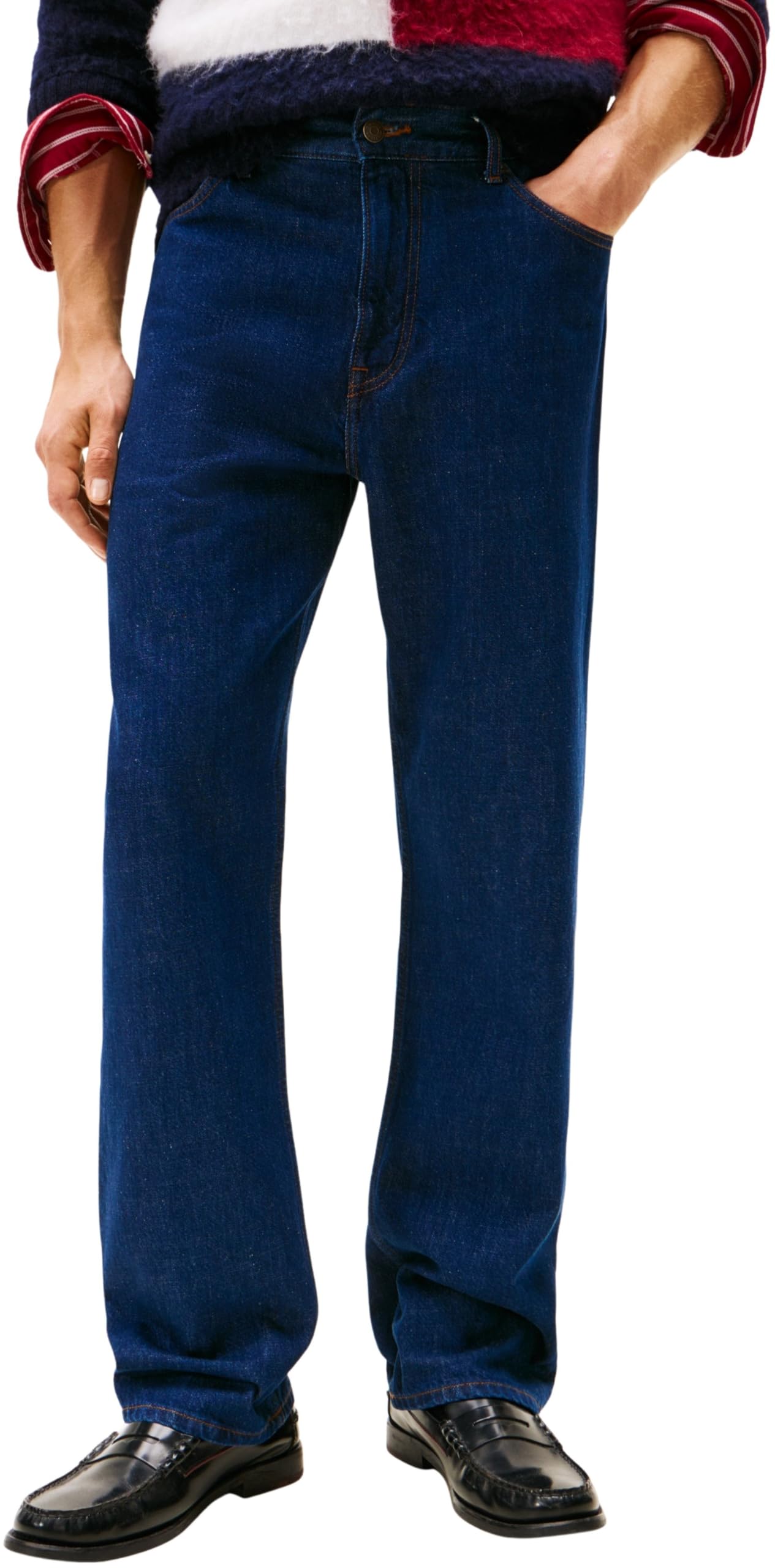 Tommy Hilfiger Herren Jeans Hose River Lincoln Relaxed Fit