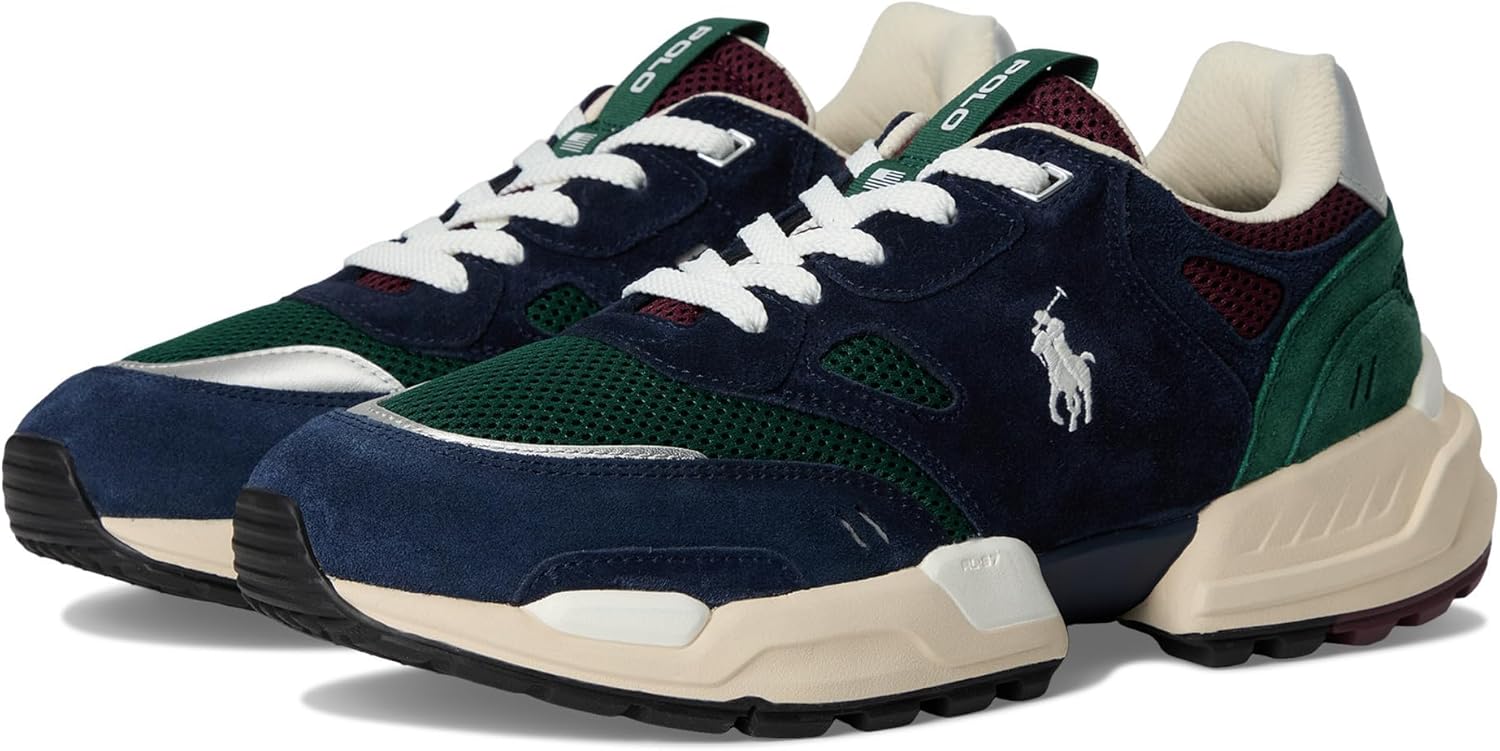 Polo Ralph Lauren Mens Jogger - Suede & Mesh Comfort