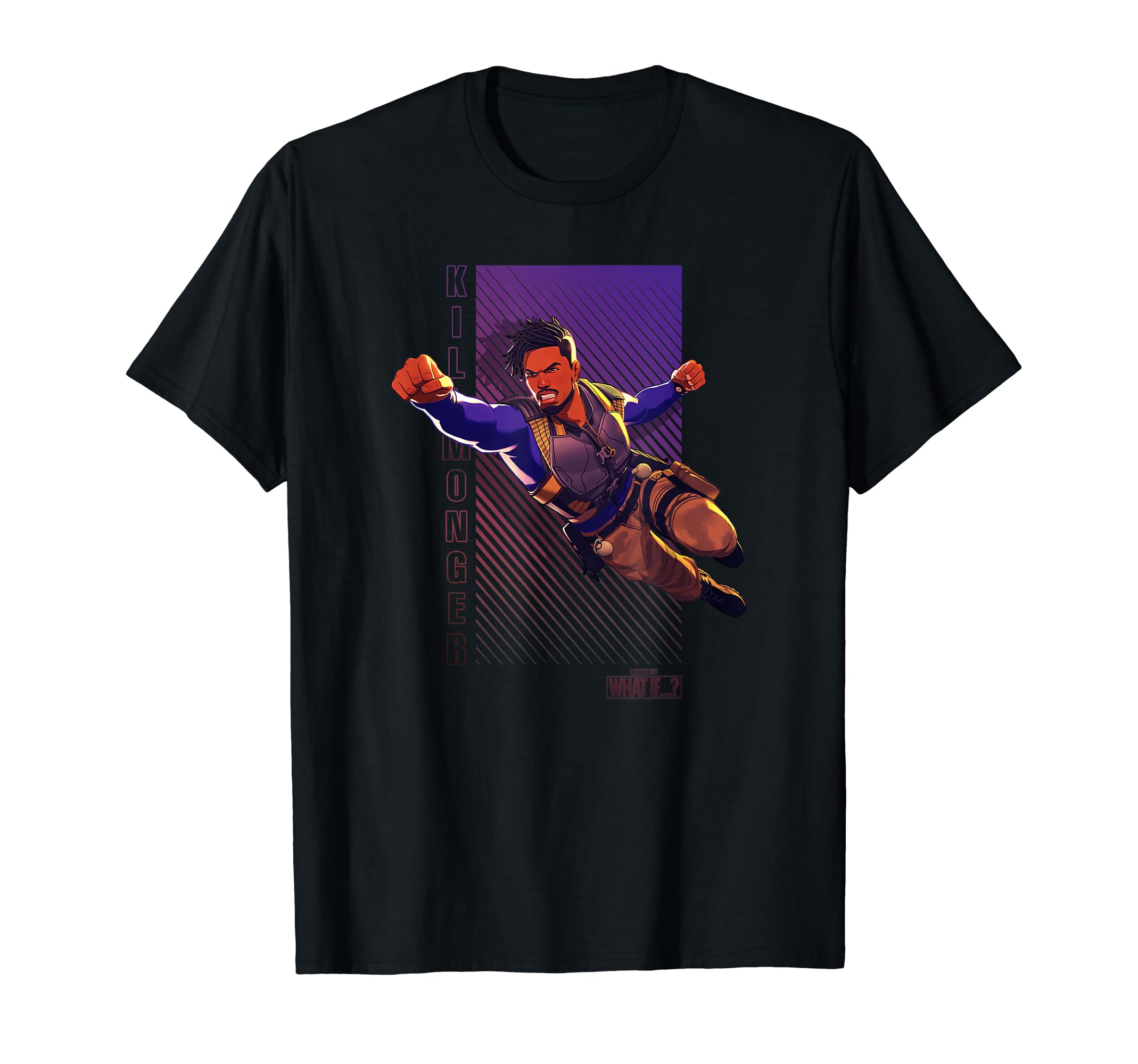 MarvelWhat If Killmonger Action Poster T-Shirt