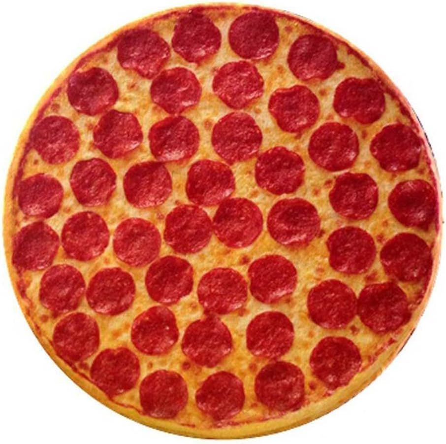 Food Pillows Cushions Popular 14x14inch One Side Pizza Pillows Soft Plush Stuffed Toys