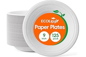 ECOLipak Compostable Penny Plates: Sustainable and Affordable
